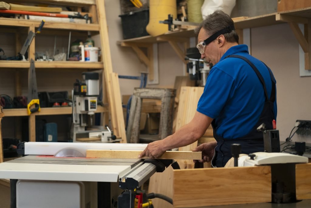 Small woodworking workshop