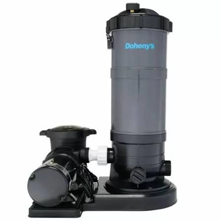industrial vertical cartridge filter system with integrated pump motor for fine mdf dust control