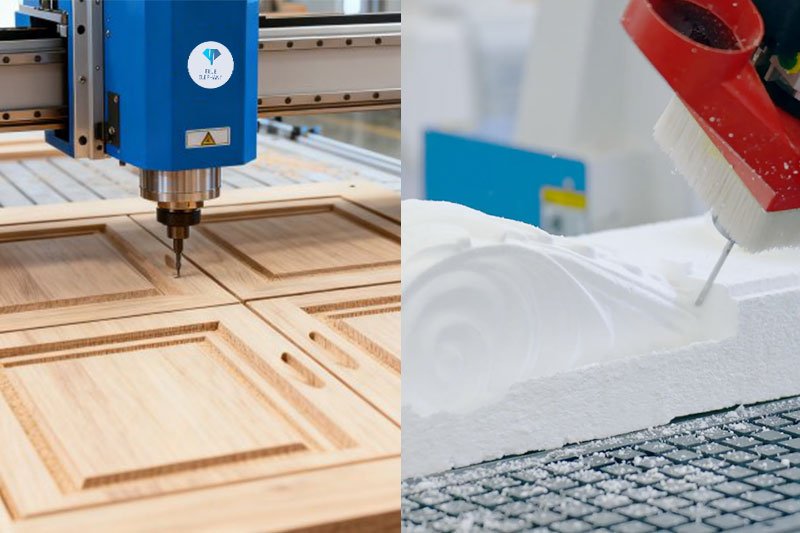 cnc router 2d cutting and 3d carving