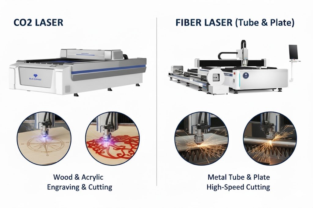 co2 vs. fiber laser systems