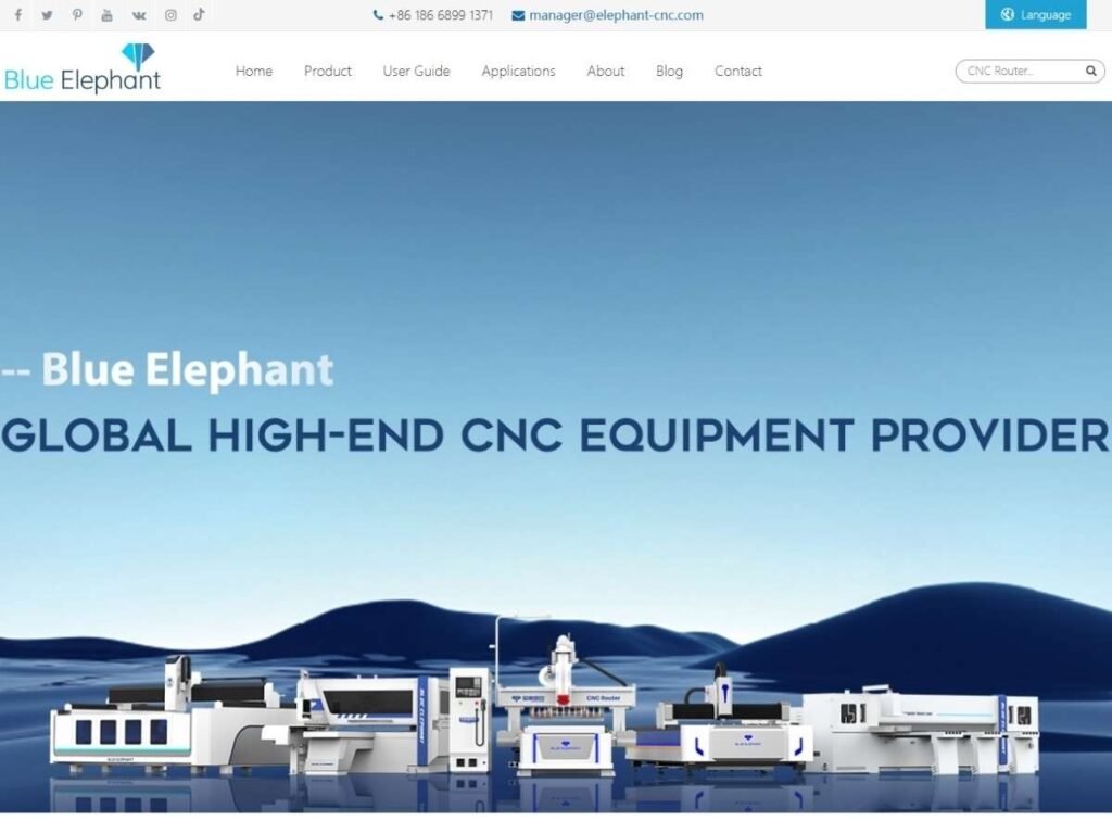 Top 7 Corrugated Box Making Machine Manufacturers 4 Blue Elephant CNC