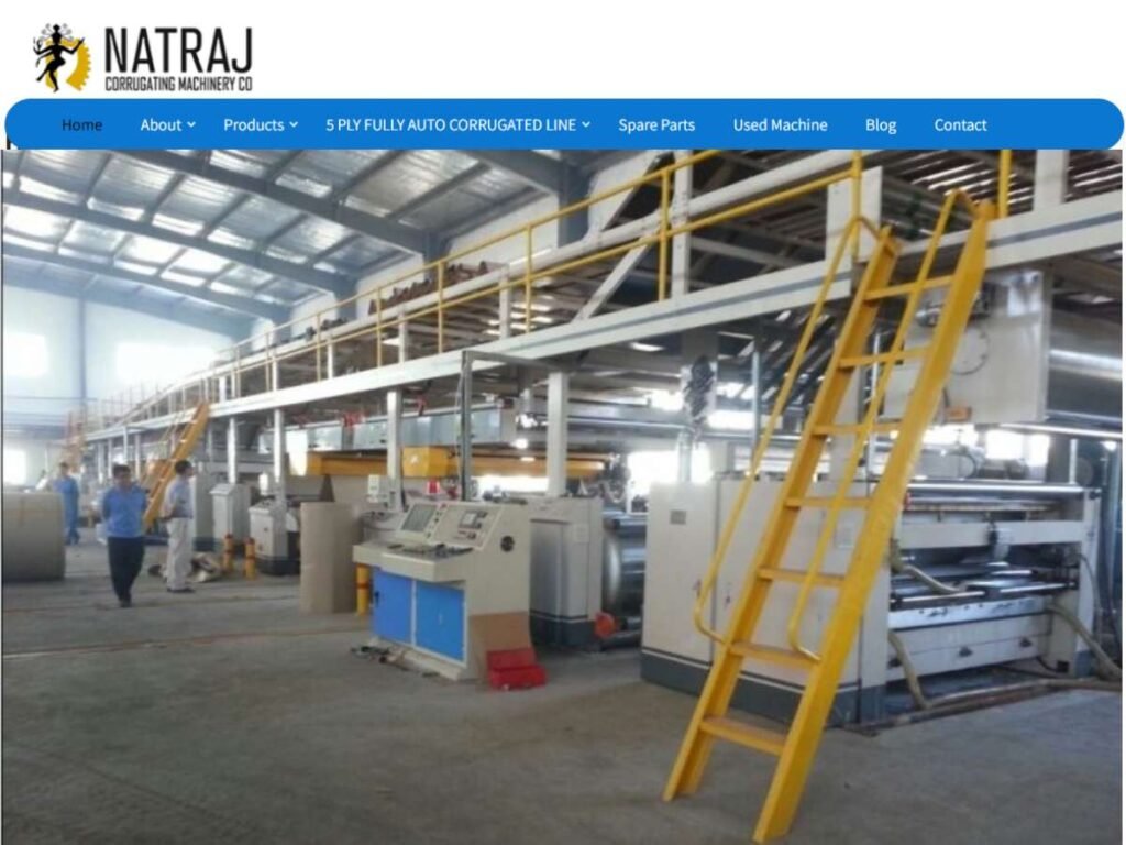 Top 7 Corrugated Box Making Machine Manufacturers 7 Natraj Corrugating Machinery Company