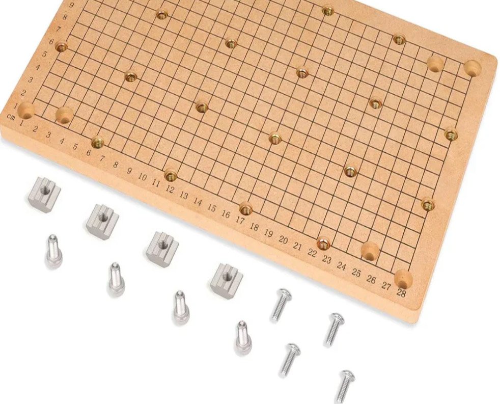 drill and secure the spoilboard