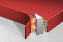 hot air zero joint seamless edge banding technology coextruded functional layer activation