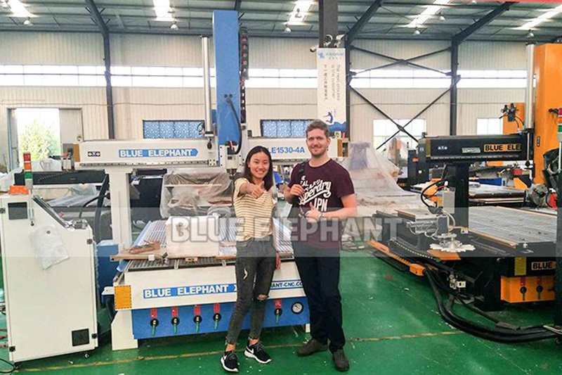 CNC Woodworking Machine Was Tested by Swiss Customer 1