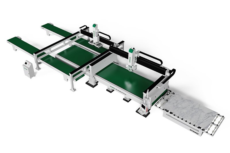 5 Axis Granite CNC Bridge Saw Quartz Stone Cutting Line