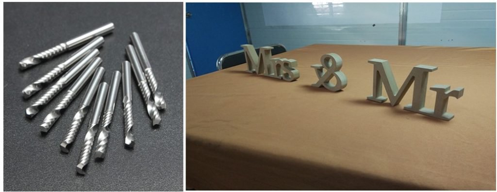 Single flute spiral end mills