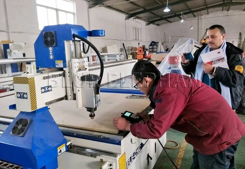 A Customer from Egypt Came to Our Factory to See the CNC Machine 2