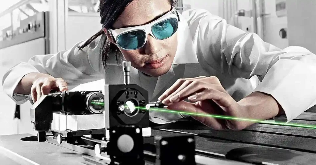 Laser Cleaning vs Dry Ice Blasting: Which Is Better? 6 laser cleaning operator safety gear featuring specialized laser protective glasses for industrial workplace safety