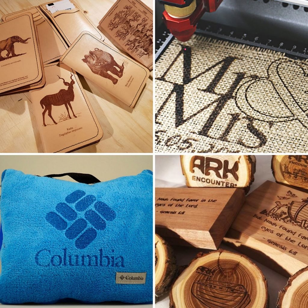 laser engraver application in organic materials