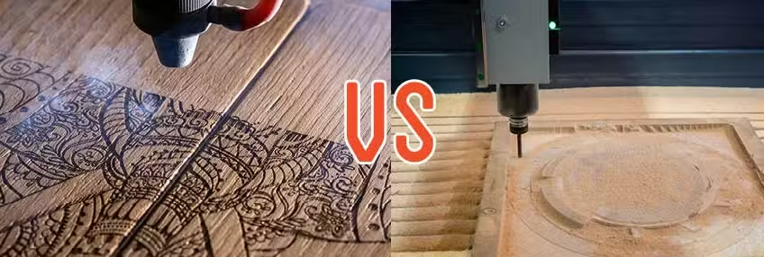What Can You Do With a Laser Engraver? 2 laser engraving vs. cnc engraving