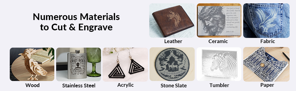 Free Laser Cut Files for Metal and Non-Metal Projects 3 multiple material cutting
