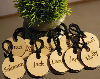 name signs by laser engraver