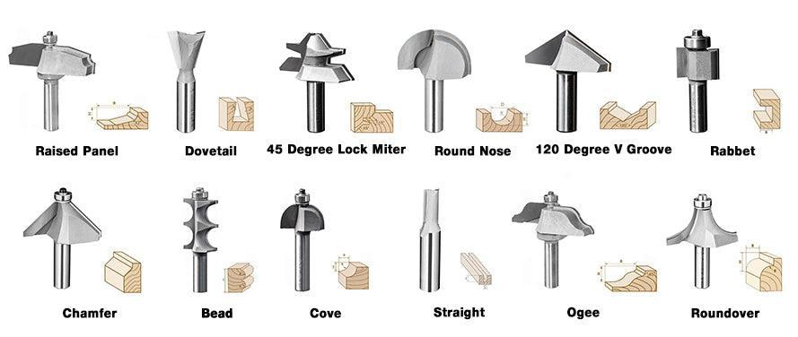 What Bits to Use for a CNC Router? 9 specialized profile bits