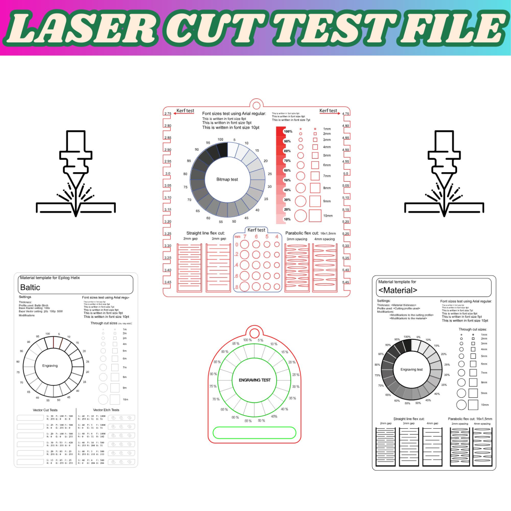Free Laser Cut Files for Metal and Non-Metal Projects 9 test file